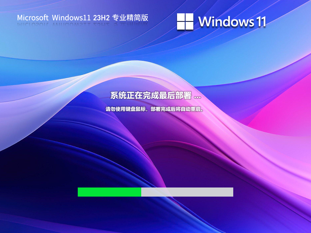 【小巧简约】Windows11 23H2专业精简版64位系统(无捆绑)